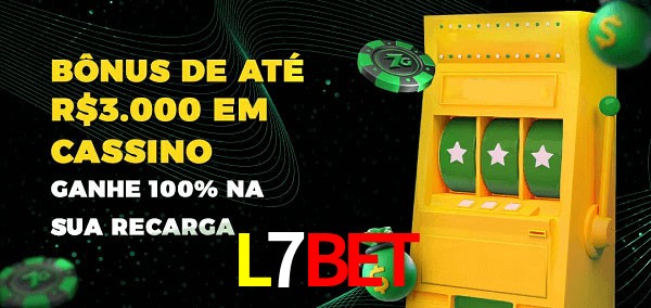 L7Bet melhor bônus de depósito